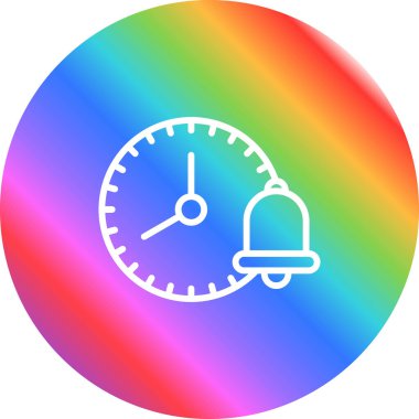Zil. Web simgesi basit illüstrasyon 