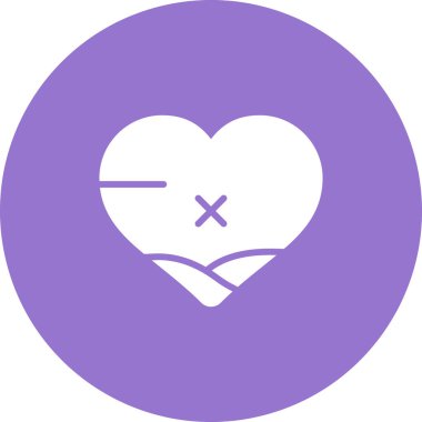 kalp web simgesi vektör illüstrasyonu