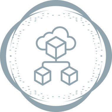 Bulut hesaplama. Web simgesi