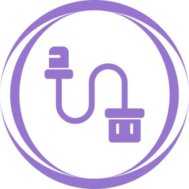 Cable Ferrule 'nin basit vektör illüstrasyonu