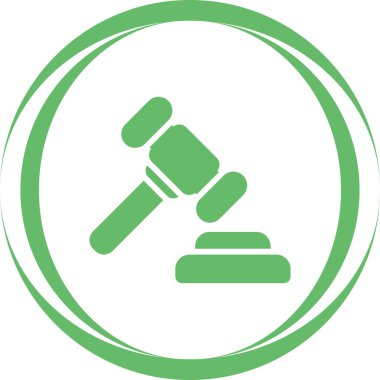 Tokmak simgesi vektör çizimi tasarımı