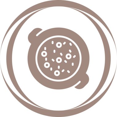 Güveç. Web simgesi basit illüstrasyon