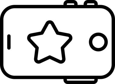 Tablet web simgesi, vektör çizim