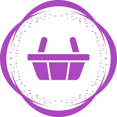 Sepet ağ simgesi basit illüstrasyon