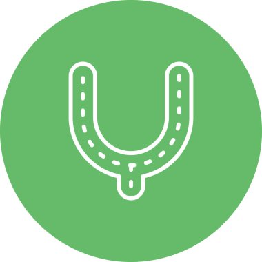 Küf simgesi, modern vektör illüstrasyonu