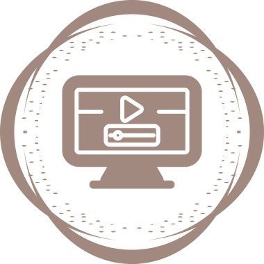 bilgisayar simgesi vektör illüstrasyonu  