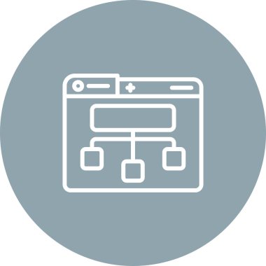 site haritasının temel doğrusal çizimi