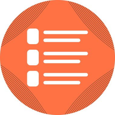 Kart İndeks simgesi, vektör illüstrasyonu 