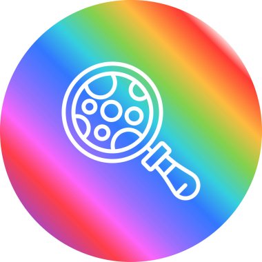 Büyüteç Modern simgesinin vektör çizimi