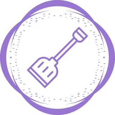 Soyut renk küreği kürek vektör illüstrasyonu 