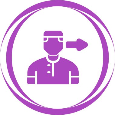 Kullanıcı web simgesi basit tasarım