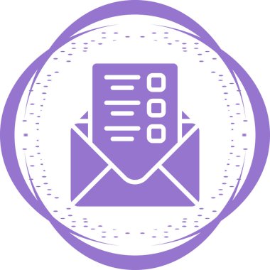 E- posta simgesi vektör illüstrasyonu 