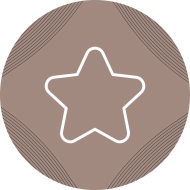 Yıldız. Web simgesi basit tasarım