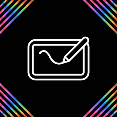 zarf işareti, posta simgesi, ileti sembolü, vektör illüstrasyonu