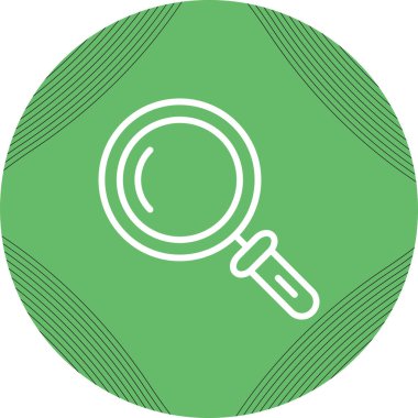 Büyüteç Modern simgesinin vektör çizimi