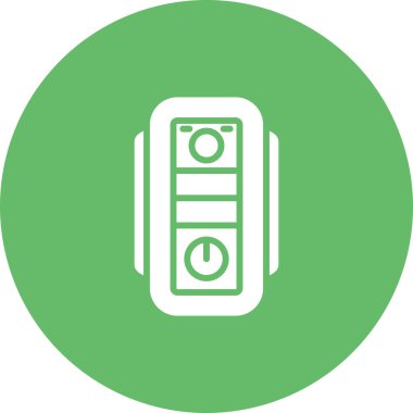 Masaüstü bilgisayar kutsal kişilerin resmi, vektör çizim