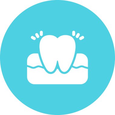 Diş çekmenin basit vektör çizimi