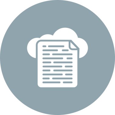 bulut web simgesi vektör illüstrasyonu