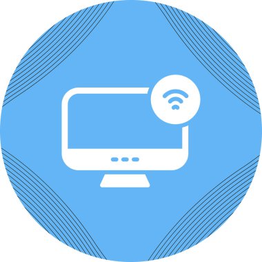 akıllı ekran, vektör illüstrasyonlu dizüstü simgesi