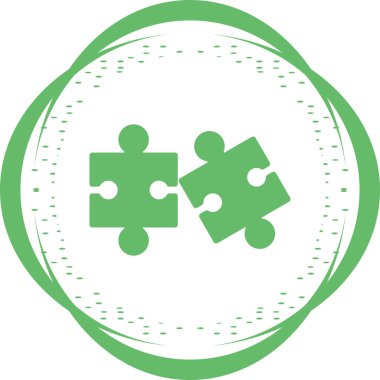 Bulmaca adet simge vektör çizim