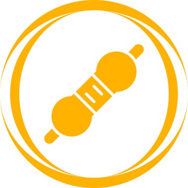 Direnç Ağı ikon vektör çizimi