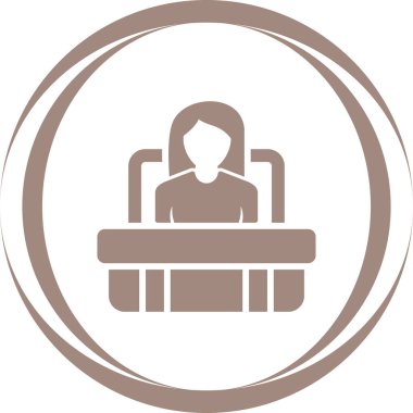 Soyut renklerde mobil uygulamaya hazır vektör simgesi.