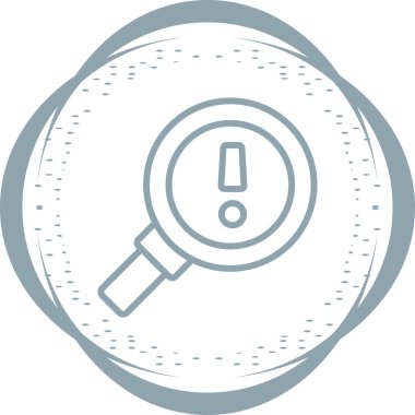 Risk simgesinin basit vektör illüstrasyonu