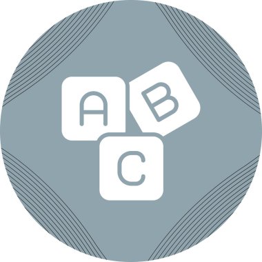 Eğitim Oyunu modern simgesinin vektör illüstrasyonu