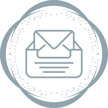vector illustration of Envelope modern icon        