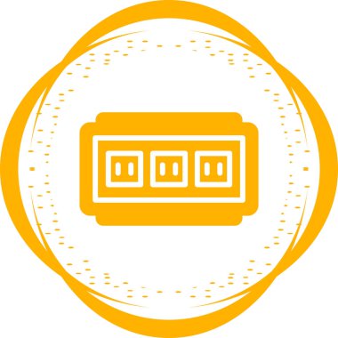 Soket. Web simgesi basit illüstrasyon