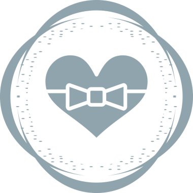 Kalp. Web simgesi basit illüstrasyon 