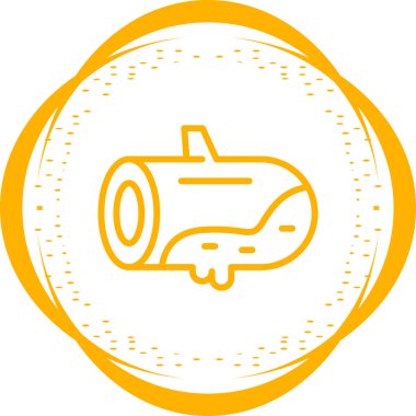 log with yosun, web simgesi vektör illüstrasyonu 