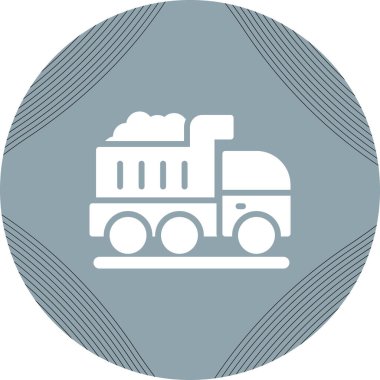 Kamyon. Web simgesi basit illüstrasyon 