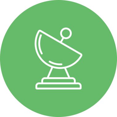 Uydu. Web simgesi basit tasarım