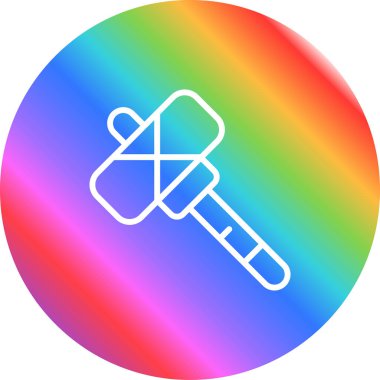 Web simge vektör çizim çekiç