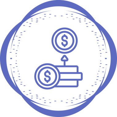 Yatırım kavramının basit vektör illüstrasyonu