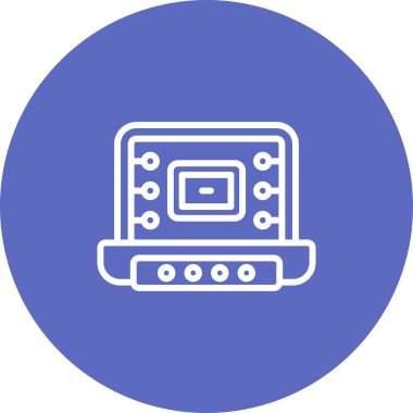 Dizüstü web simge vektör çizim         