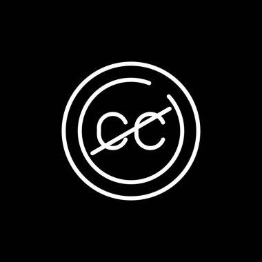 Uygulamalar ve web siteleri için kapatılan altyazı veya altyazı düz vektör simgesi