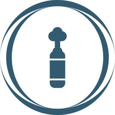 Yol işaret fişekleri simgesi, vektör illüstrasyonu