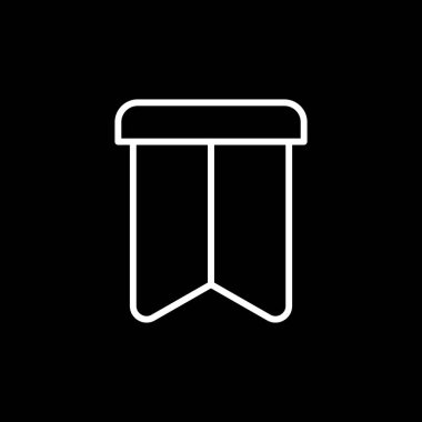 Yer İmi modern simgesinin vektör çizimi          