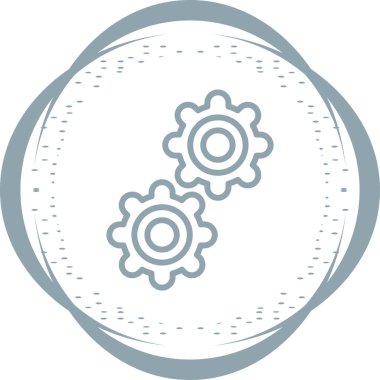 ayar simgesi vektör illüstrasyonu