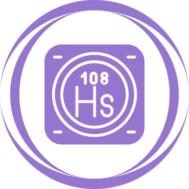 metal kimyasal element basit vektör illüstrasyon tasarımı