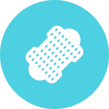 Deri ağ simgesi vektör illüstrasyonu