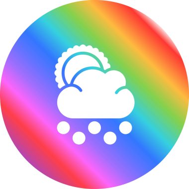 bulut web simgesi vektör illüstrasyonu