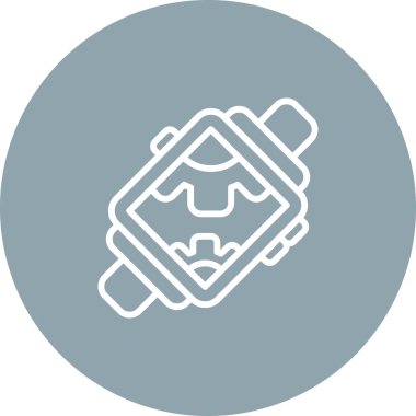 Modern Smartwatch simgesinin vektör çizimi    