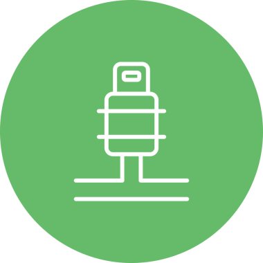 elektrik dolgu simgesi web basit illüstrasyon