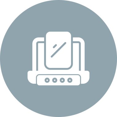 Dizüstü web simge vektör çizim         