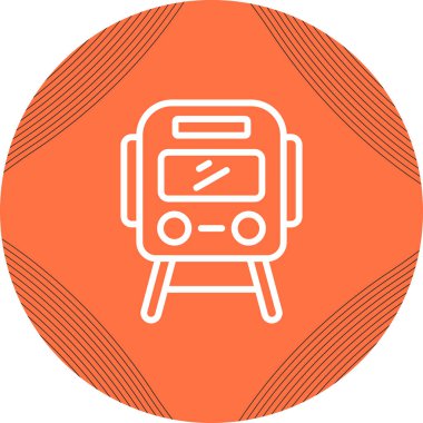 tren modern simge, web illüstrasyon