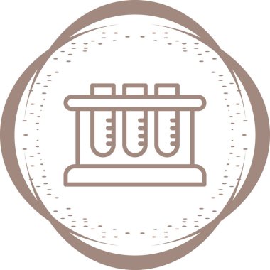 vector illustration of Test Tubes icon