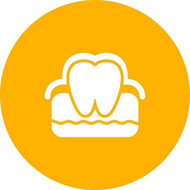 Diş minesinin basit çizimi